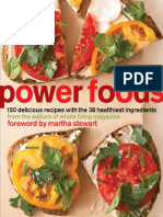 Recipes from Power Foods by the Editors of Whole Living Magazine