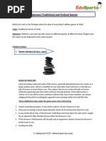 Pithoo: Rules of Seven Stones Game | PDF