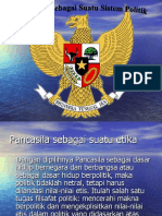 Pancasila Sebagai Suatu Sistem Politik