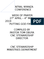 Week of Prayer Lessons, 2019-2