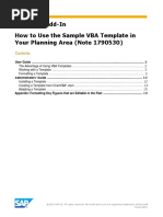 How To Use Template VBA