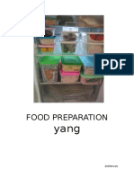 Food Preparation Yang Minim Sampah