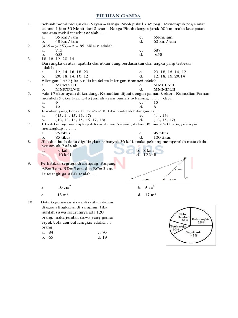 Soal Osn Matematika | PDF | Metode & Bahan Ajar