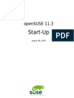 Book Opensuse Startup