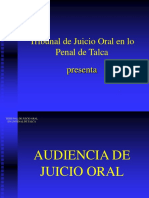 Simulación Audiencia de Juicio Oral