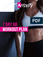 7 Day Ab Workout Plan PDF