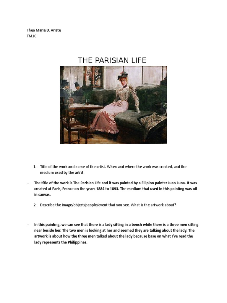 The Parisian Life | PDF