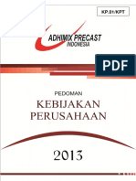 Kebijakan Corporate 2013 PDF