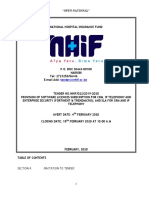 Tender No - Nhif-022-2019-2020 Provision of Software Licenses Subscription For CRM Ip Telephony and Enterprise Security Fortinent Trendmicro and Sla For CRM and Ip Telephony