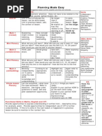 Planning Made Easy