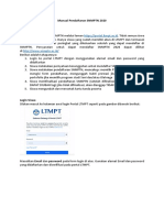 Manual Pendaftaran SNMPTN 2020 PDF