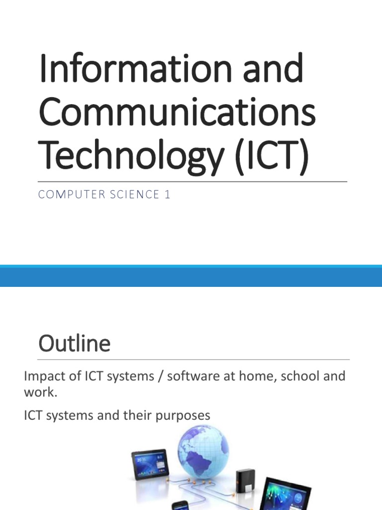 ICT Systems PDF | PDF | Microcomputers | Information Technology