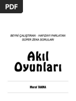 Akıl Oyunları Murat Takma