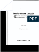 Ensena Como Un Campeon Doug Lemov Libro PDF