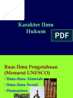 Karakteristik Ilmu Hukum