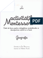 Geografie Activitatile mele Montessori - Eve Hermann