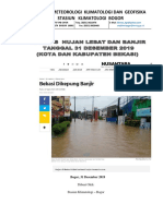 ANALISIS BANJIR BEKASI