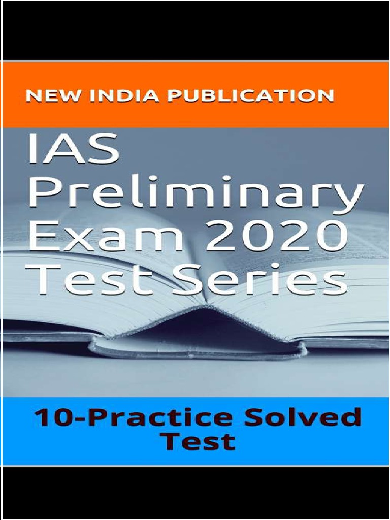 IAS Preliminary Exam 2020 Test Series | PDF