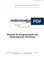Manual Programação Impressoras Térmicas