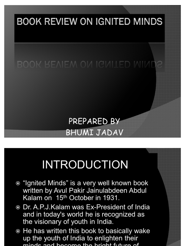 Book Review On Ignited Minds Com PDF