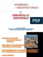 Workshop PATRIMONIO y DESARROLLO SOSTENIBLE