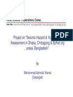 Project On Seismic Hazard & Vulnerability Assessment in Dhaka