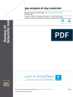 2003 - Evolved Gas Analysis of Clay Materials