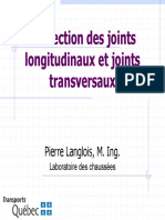 Confection Des Joints Longitudinaux Et Transversaux - Transport Québec