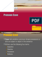 Pronoun Case