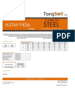 Astm f436 Type 1 Washers PDF