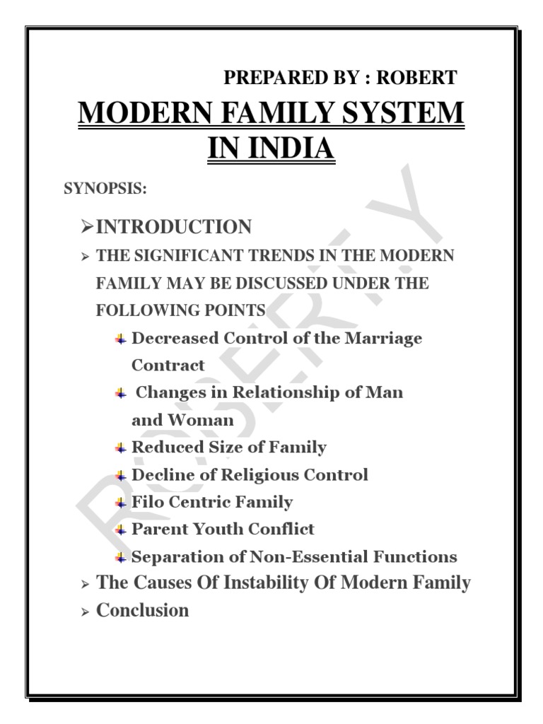 Modern Family Dynamics in India | PDF | Wellness | Lifestyle
