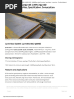 Galvanized Steel Grade Data Sheets | PDF | Galvanization | Manganese
