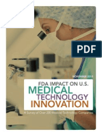 FDA Impact U.S. Medical Technology Innovation
