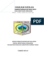 PROGRAM KERJA BPD Ubah PDF