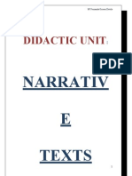Didactic Unit Narrative Texts