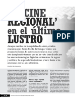 El Cine Regional en El Último Lustro