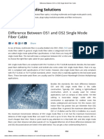 OS1 vs OS2 Single Mode Fiber Cable