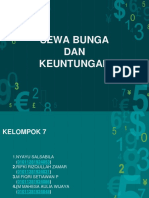 SEWA BUNGA DAN KEUNTUNGAN