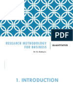 Materi Business Research Method - Quantitative 20022020 PDF
