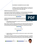 Momento Respecto A Un Punto PDF