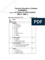 Economics - Syllabus