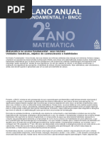 Planejamento Anual de matemática 2 ano do fundamental de acordo com a BNCC 2020