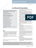 SOGC Clinical Practice Guideline on Vaginal Delivery of Breech Presentation