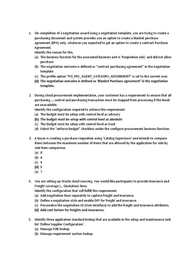 Oracle Procurement Cloud Implementation Guide | PDF | Accounts Payable ...