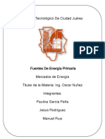 Fuentes de Energia Primaria