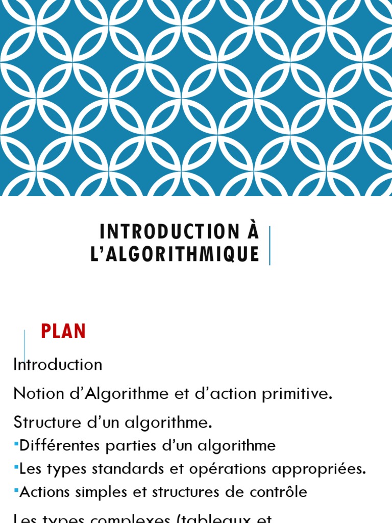 Introduction à l'algorithmique et ses structures | PDF | Structure de ...