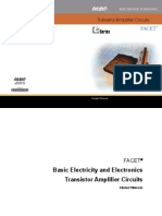 Transistor Amplifier Circuits - Student Manual PDF