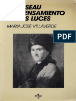 Villaverde Maria Jose - Rousseau Y El Pensamiento de Las Luces PDF