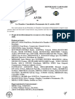 Projet de Loi de Finance PLF 2020 Gabon