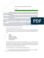 Conceptos Básicos Sobre La Prevención de La Infección Por El VIH